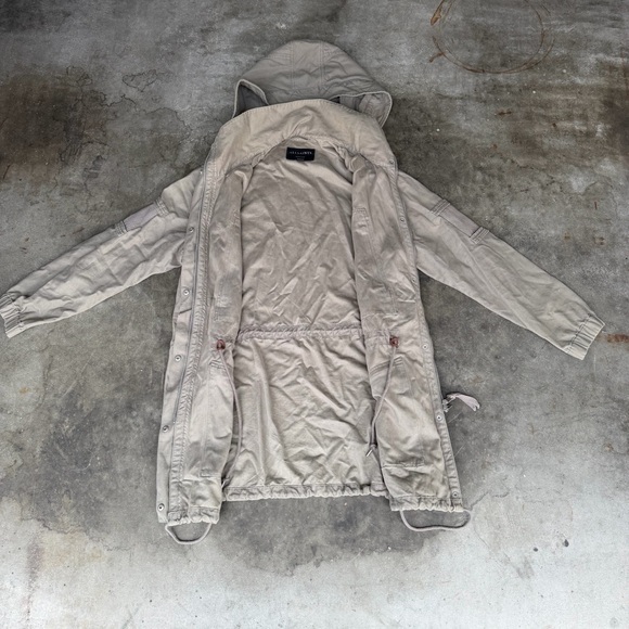 ALL SAINTS Skyler Parka Womens Coat Trench Jacket Cotton Size M - Picture 5 of 8